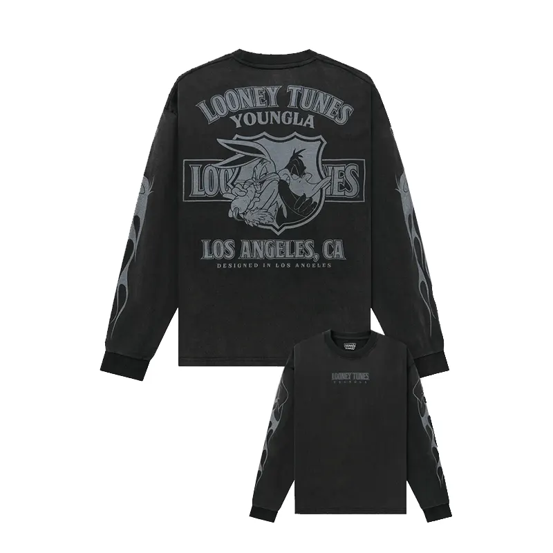 YoungLA x Looney Tunes Longsleeve Black T-shirt
