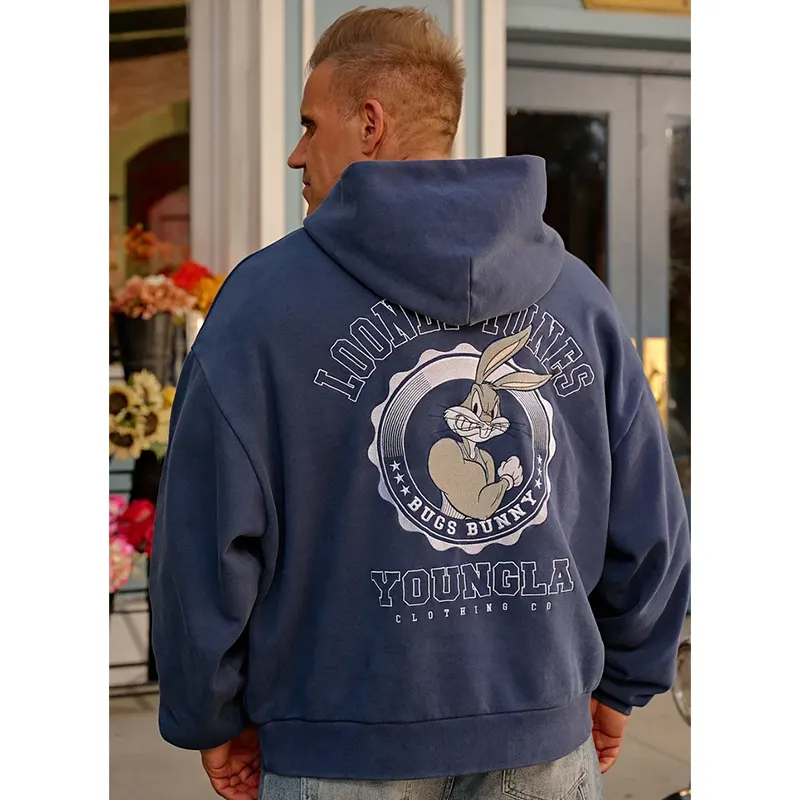 YoungLA x Looney Tunes Pump Bunny Embroidered Hoodie - Image 2