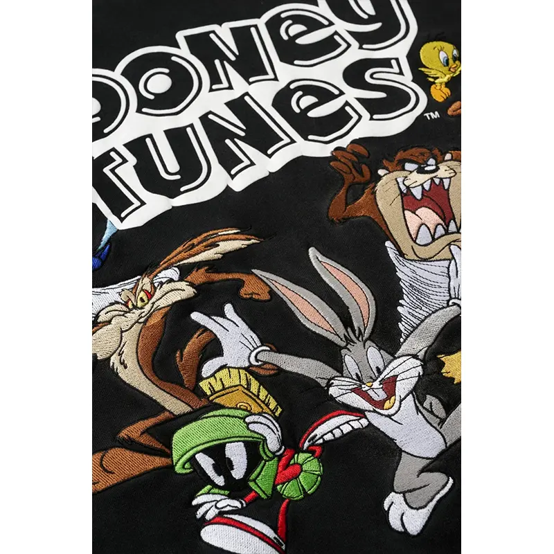 YoungLA x Looney Tunes The Crew Embroidered Hoodie - Image 4