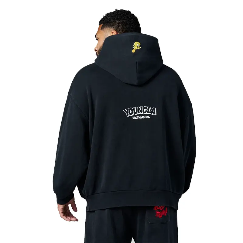 YoungLA x Looney Tunes The Crew Embroidered Hoodie - Image 5