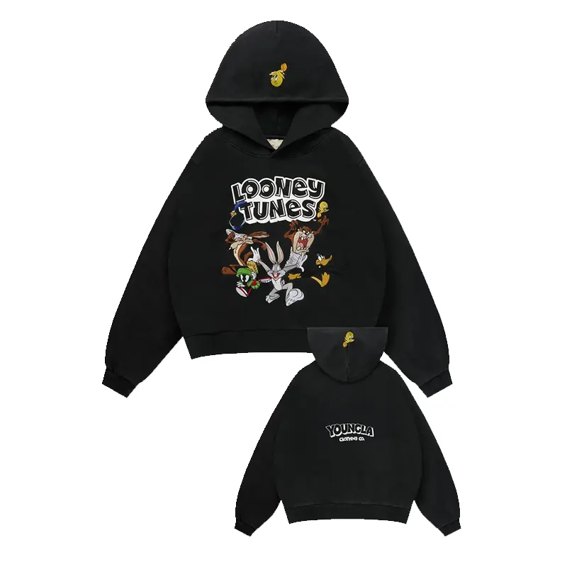 YoungLA x Looney Tunes The Crew Embroidered Hoodie