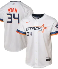 Youth Houston Astros Nolan Ryan Nike Jersey