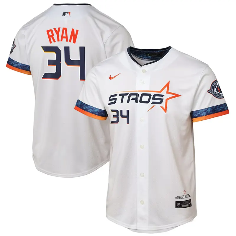 Youth Houston Astros Nolan Ryan Nike Jersey