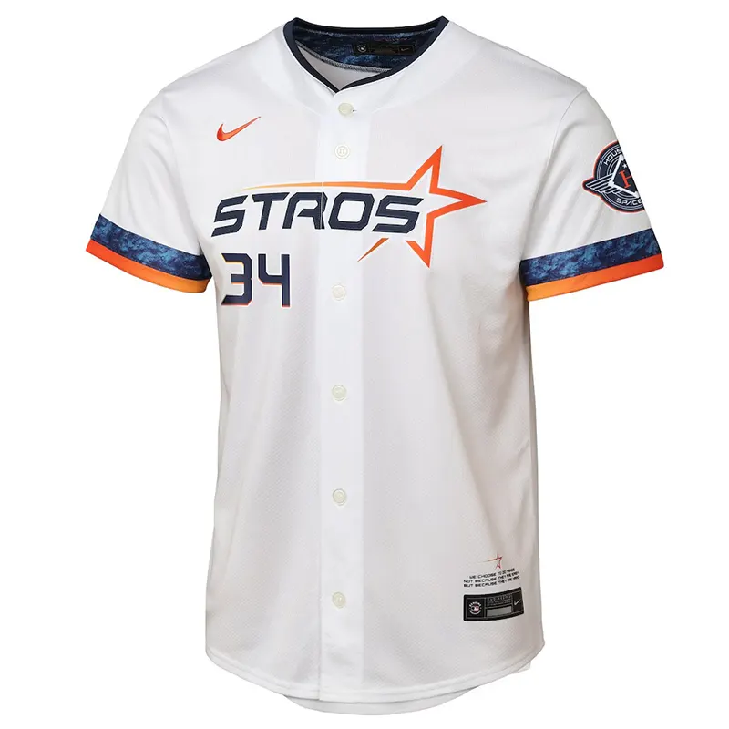 Youth Houston Astros Nolan Ryan Nike Jersey - Image 2