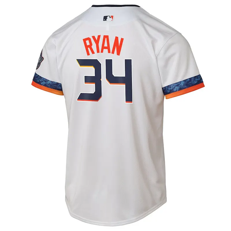 Youth Houston Astros Nolan Ryan Nike Jersey - Image 3