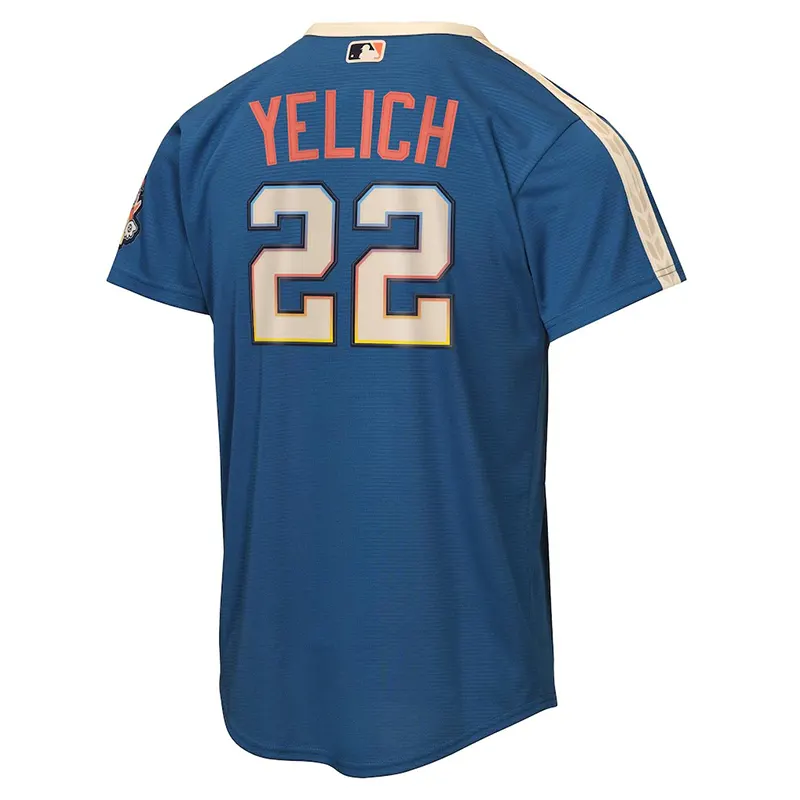 Youth Milwaukee Brewers Christian Yelich Nike Jersey - Image 3