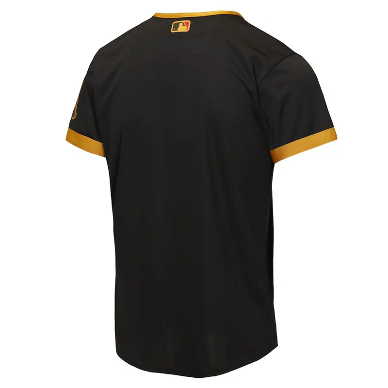 Youth Pittsburgh Pirates Nike Black Jersey - Image 3
