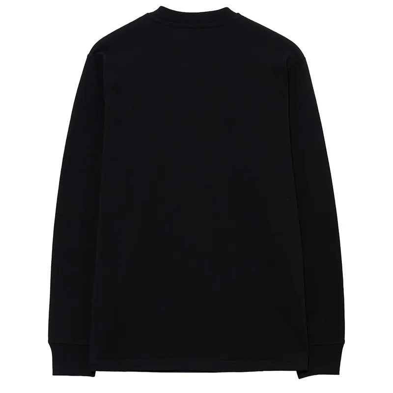 Y's x New Era Long Sleeve Black Cotton Tee - Image 2