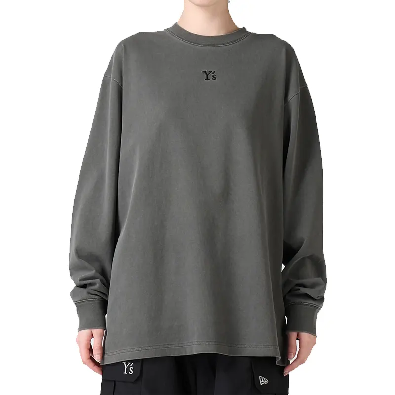 Y's x New Era Long Sleeve Cotton Tee - Image 8