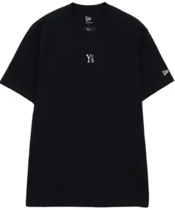 Y's x New Era Short Sleeve Black Cotton Tee