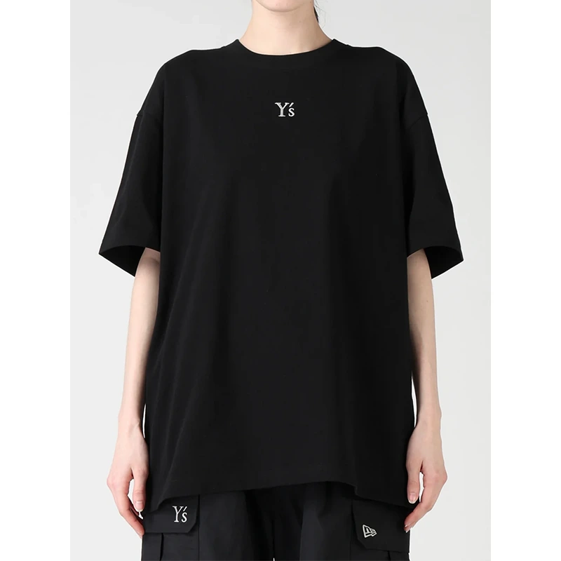 Y's x New Era Short Sleeve Black Cotton Tee - Image 7