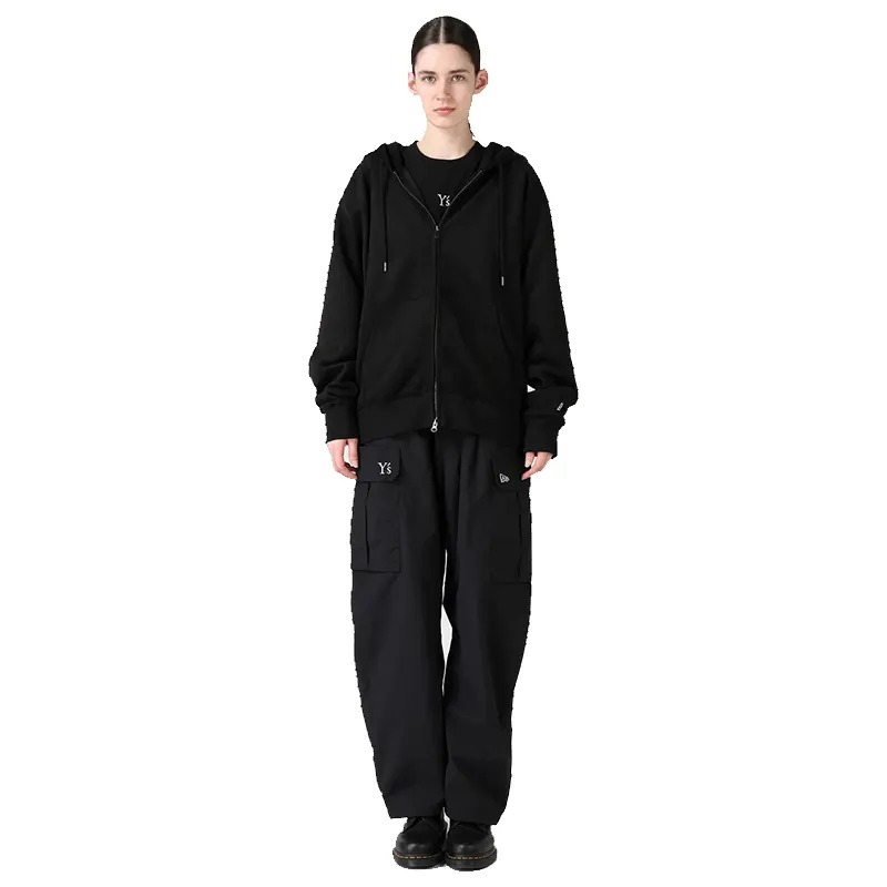 Y's x New Era Suede Zip Up Hoodie - Image 12