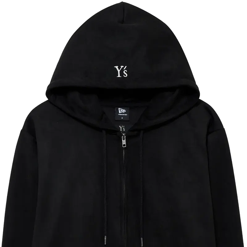 Y's x New Era Suede Zip Up Hoodie - Image 3