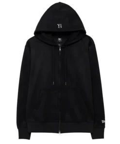 Y's x New Era Suede Zip Up Hoodie