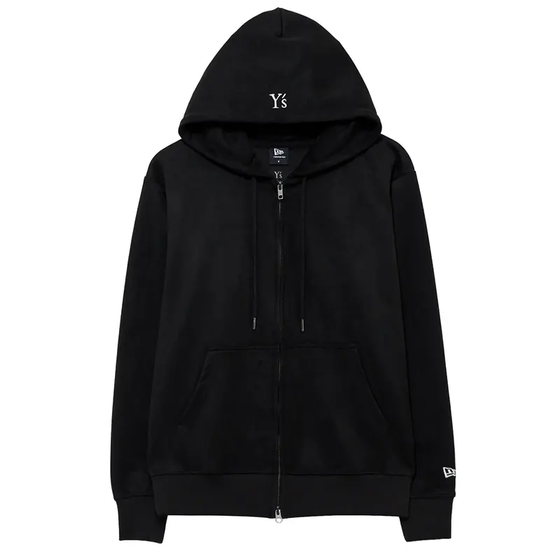 Y's x New Era Suede Zip Up Hoodie