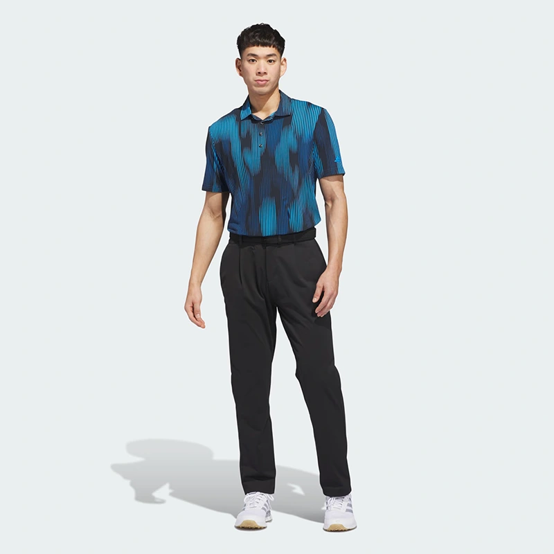 Adidas Golf Shirt Mens U365 Tour Print Polo - Image 5