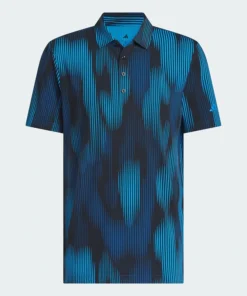 Adidas Golf Shirt Mens U365 Tour Print Polo