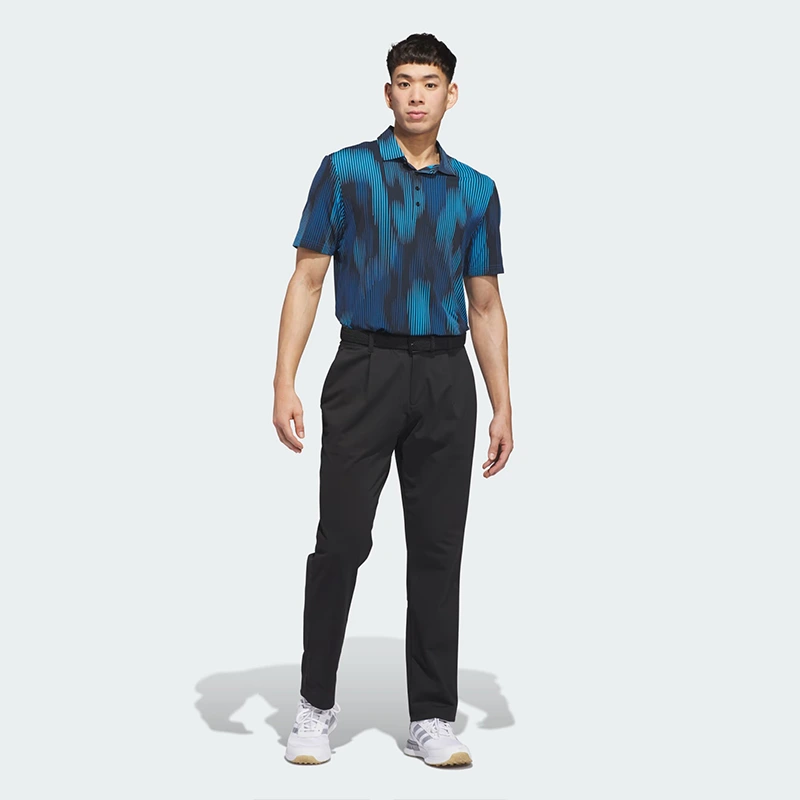Adidas Golf Shirt Mens U365 Tour Print Polo - Image 4
