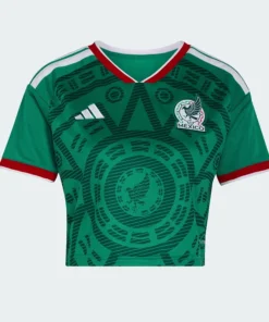 Adidas Womens Mexico 26 Home Cropped Jersey