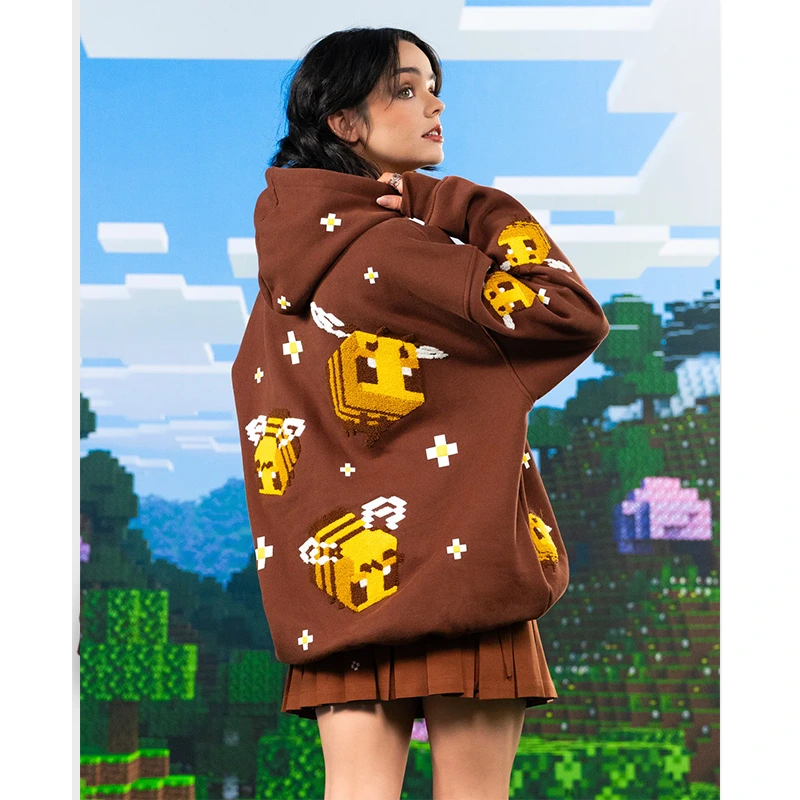 Mine Craft Bee Hoodie - Image 3