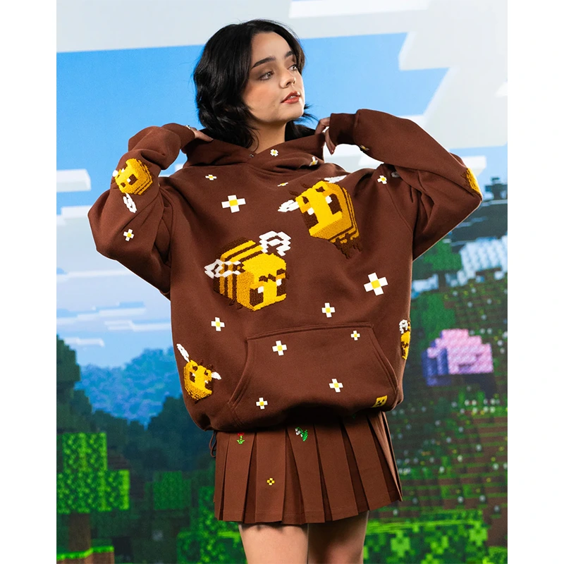 Mine Craft Bee Hoodie - Image 2
