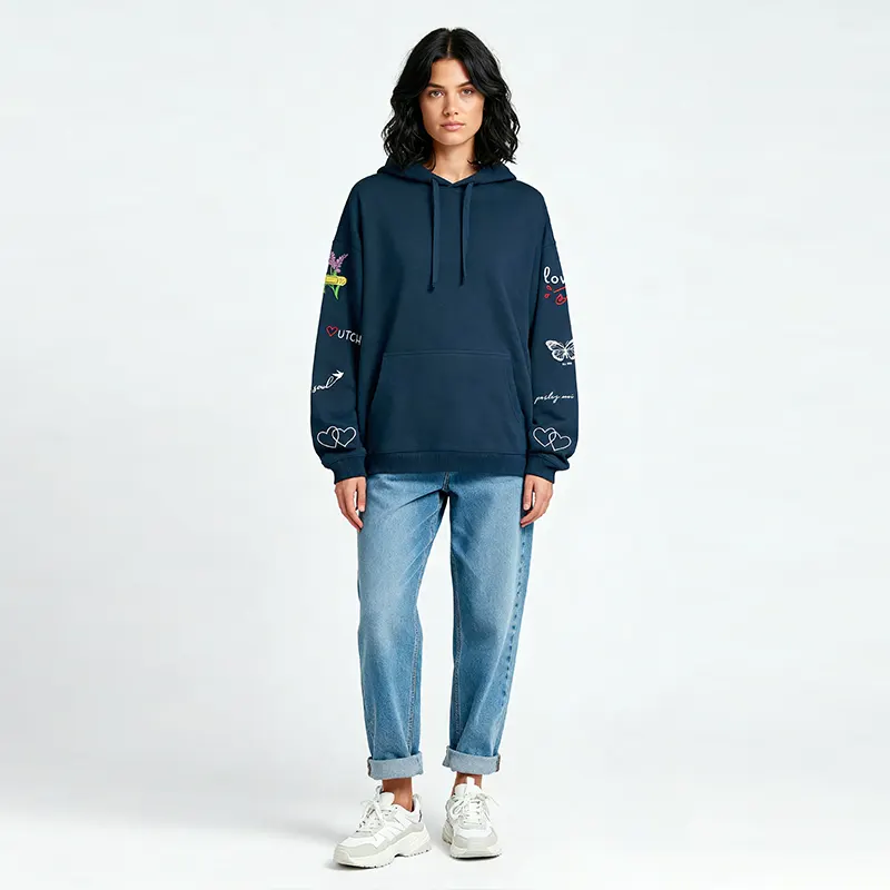 Embroidery Heavyweight Hoodie - Image 4