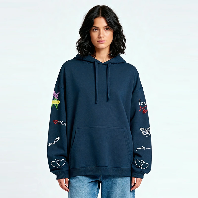 Embroidery Heavyweight Hoodie - Image 2