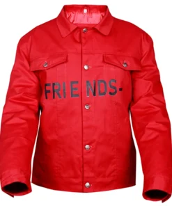 Friends vlone Red Jacket