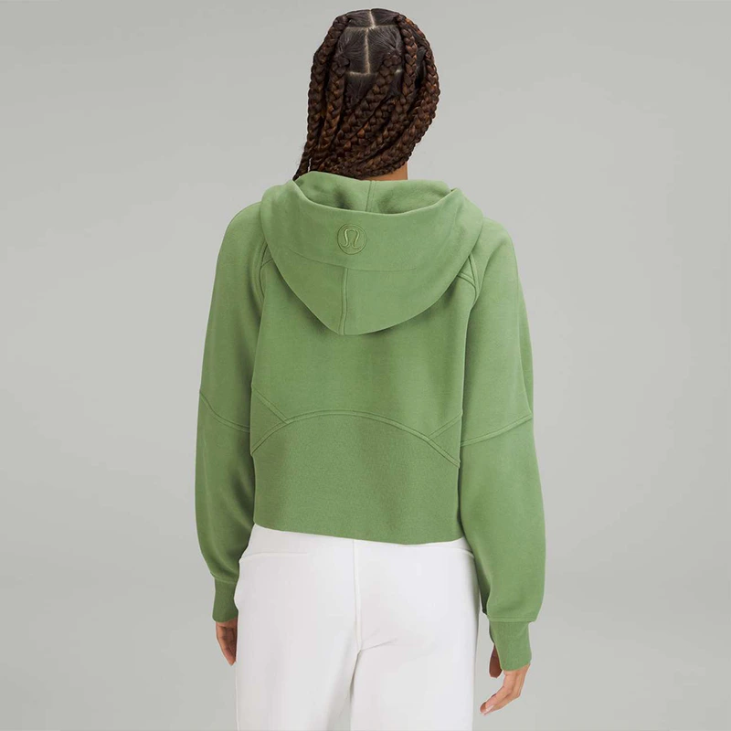 Women oversize half zip Hoodie - Image 2