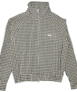 hude Gingham Hamptons Track Jacket