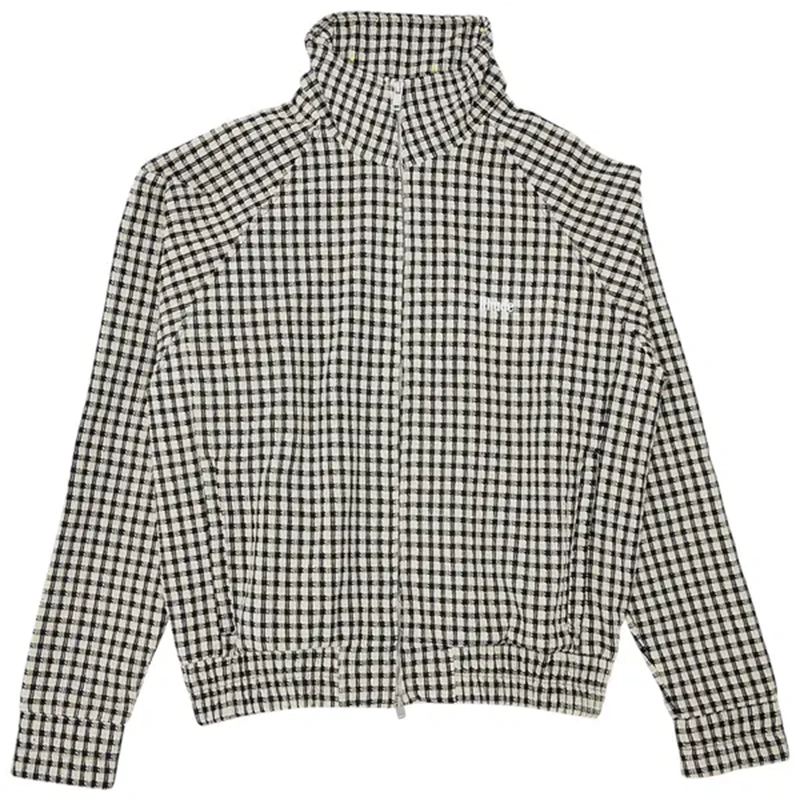 hude Gingham Hamptons Track Jacket