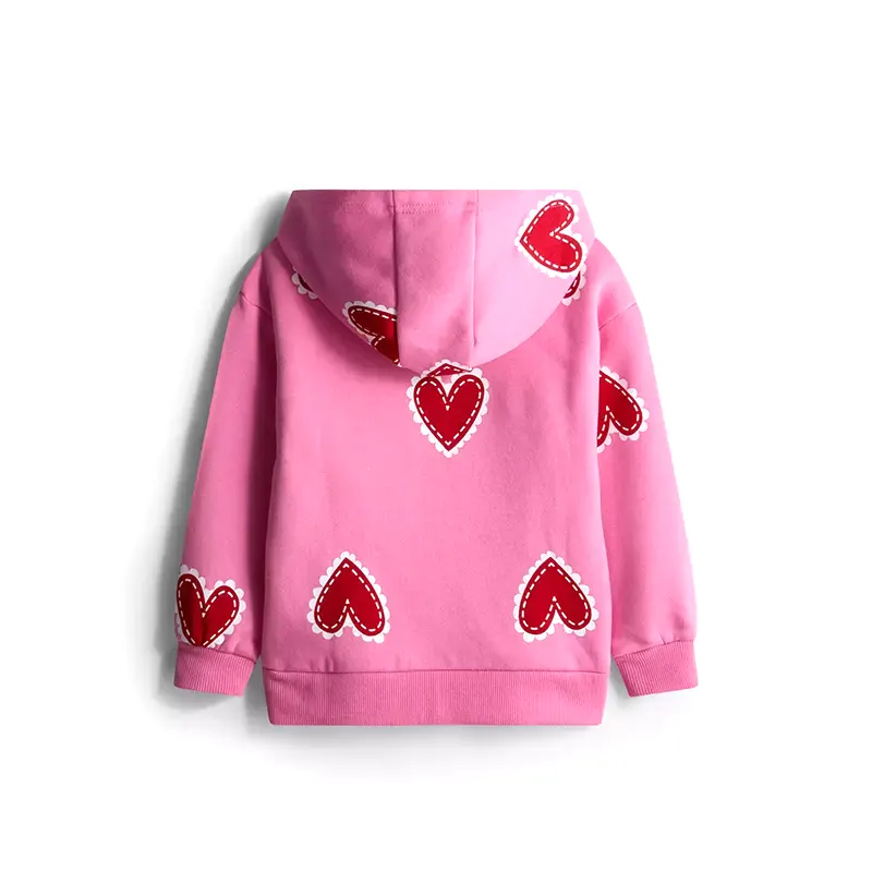 Pink Heart Hoodie - Image 2