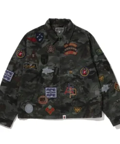 A BATHING APE Hybrid Camo Multi Badge Jacket