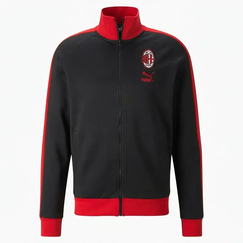 AC Milan Heritage T7 Raglan Black Track Jacket