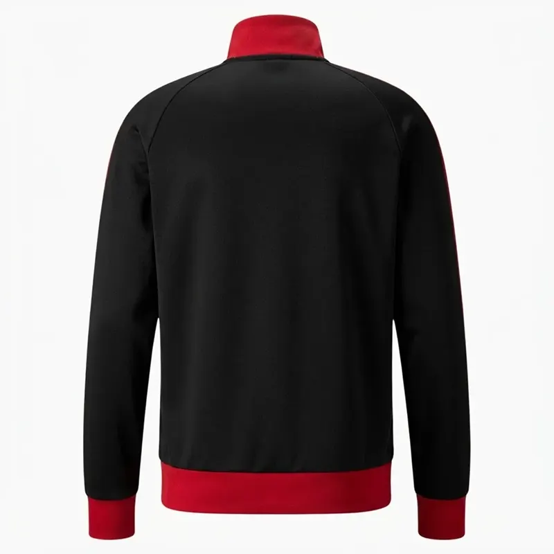 AC Milan Heritage T7 Raglan Black Track Jacket - Image 2