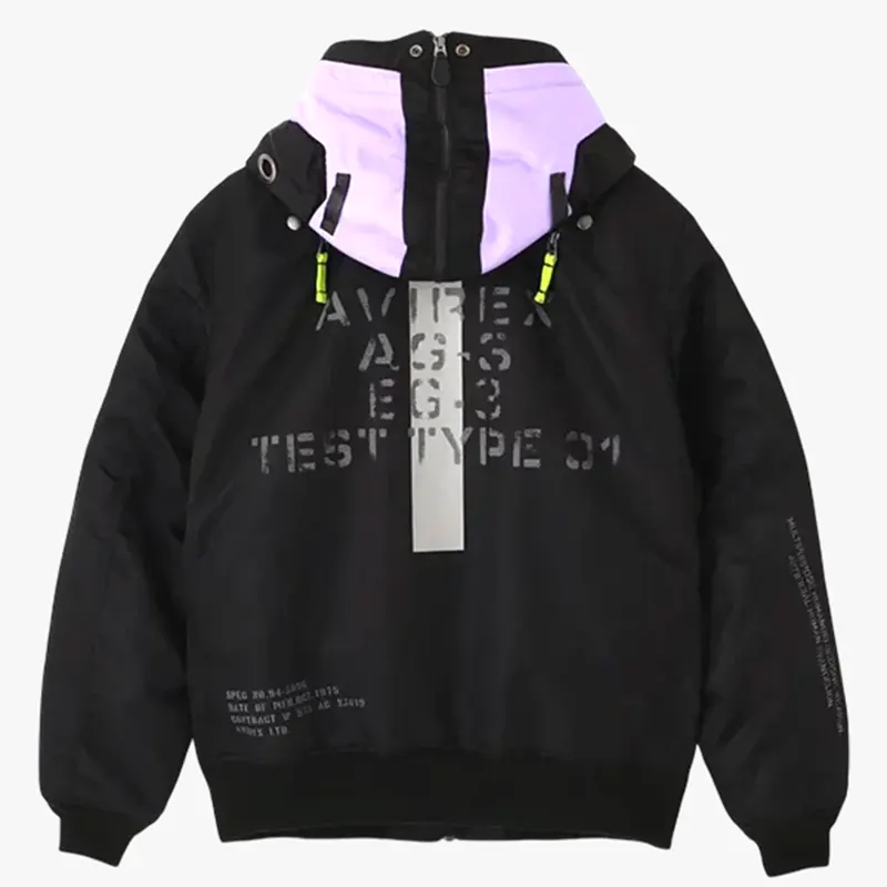 Radio Eva x Avirex Ma-1 Flight Black Jacket - Image 2