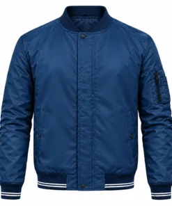 Adam Ruzek Chicago Blue Bomber Jacket