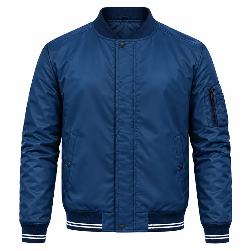 Adam Ruzek Chicago Blue Bomber Jacket