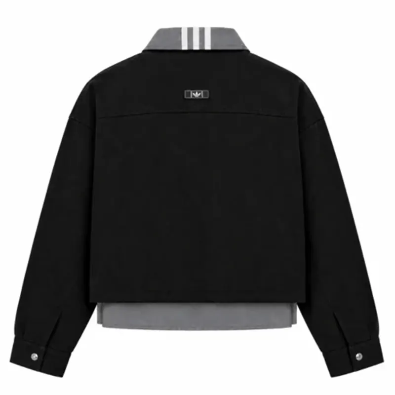 Adidas 3S Deluxe W Black Jacket - Image 2
