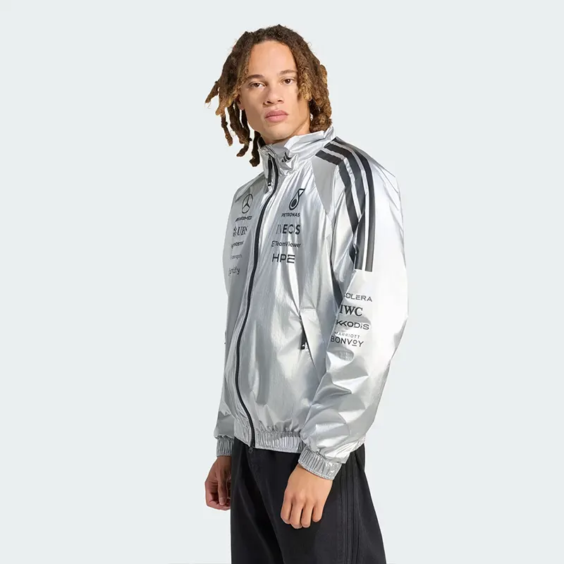 Adidas Mercedes - AMG Petronas Formula 1 Team Silver Jacket - Image 2