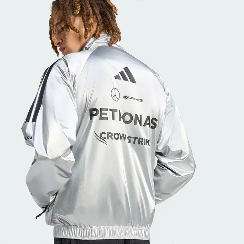 Adidas Mercedes - AMG Petronas Formula 1 Team Silver Jacket - Image 6
