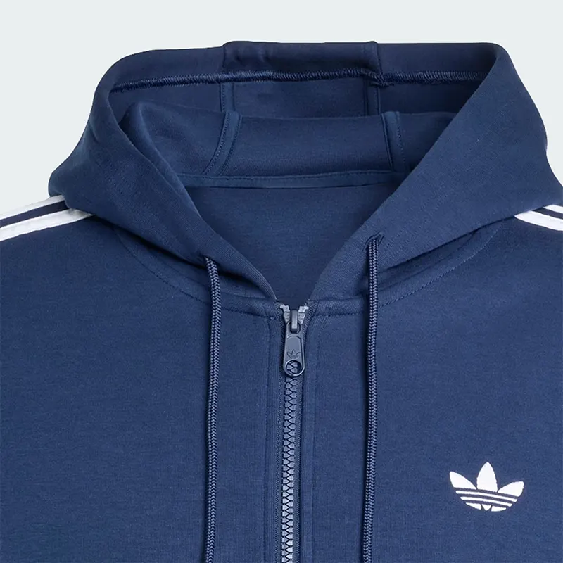 Adidas Adicolor Spacer Oversized Night Indigo Zip-up Hoodie - Image 5