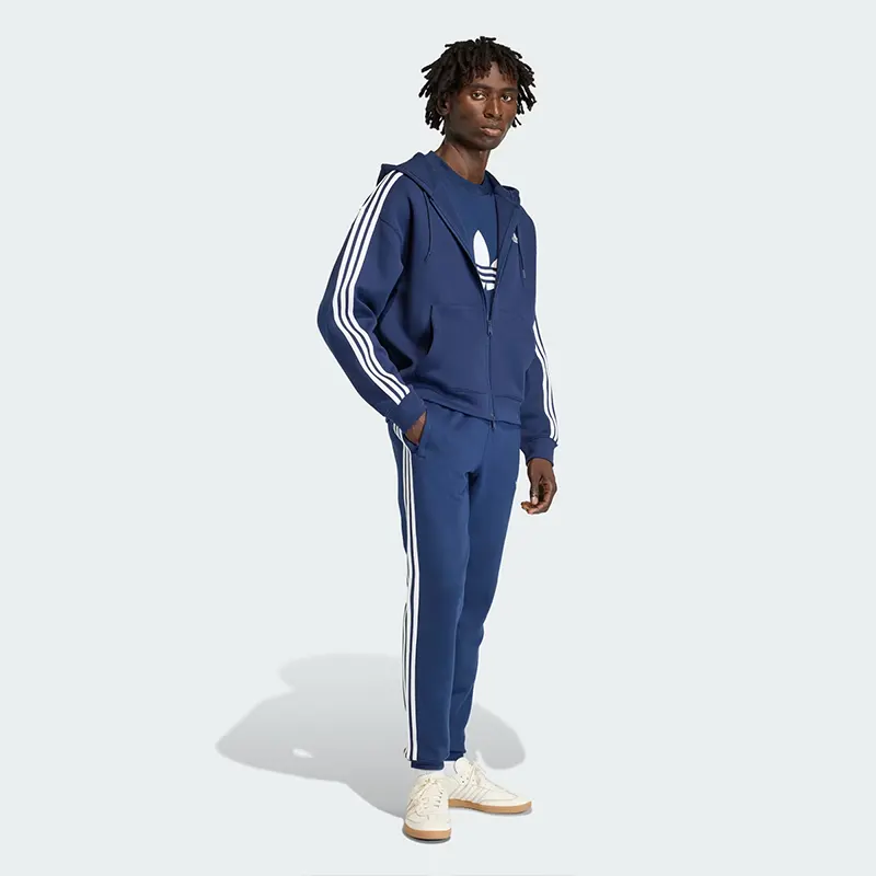 Adidas Adicolor Spacer Oversized Night Indigo Zip-up Hoodie - Image 4