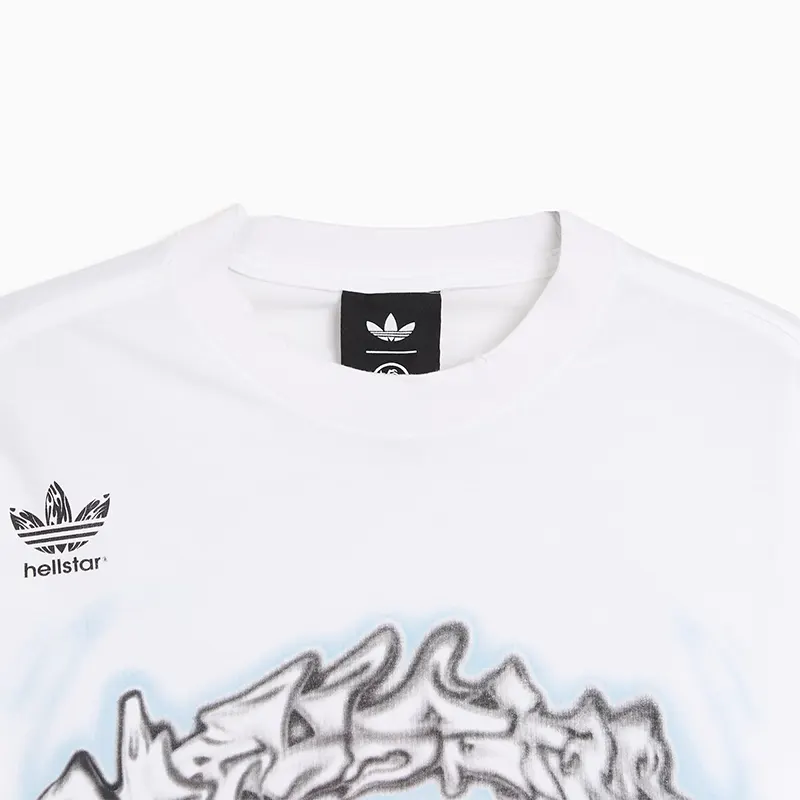 Adidas x Hellstar White T-Shirt - Image 3