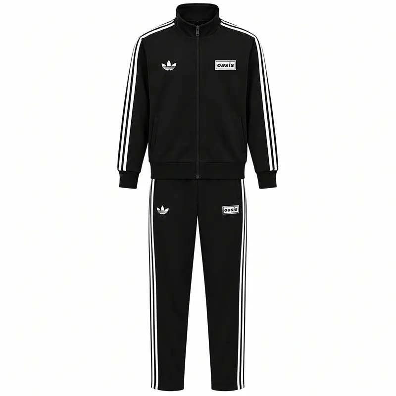 Adidas x Oasis Black Tracksuit