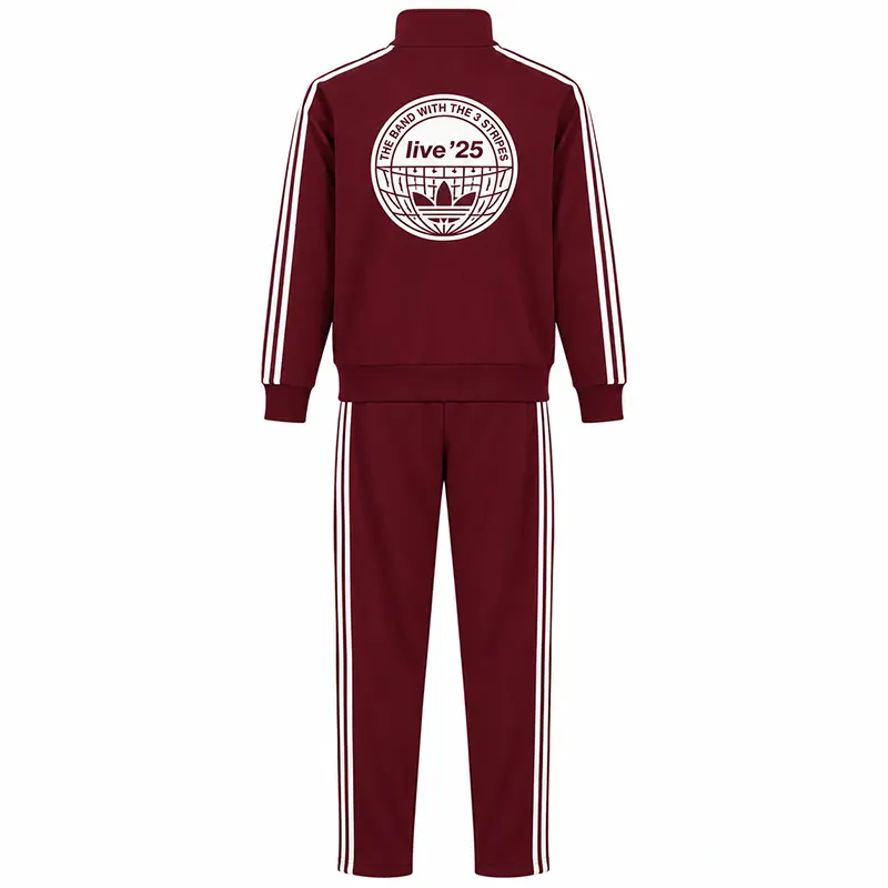 Adidas x Oasis Maroon Tracksuit - Image 2