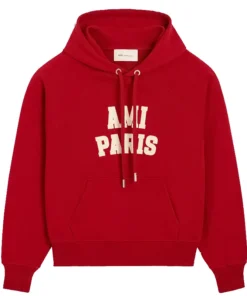 Ami Paris Embroidery Hoodie