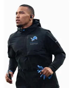 Amon-Ra St. Brown 2026 Lions Sideline Anorak Jacket