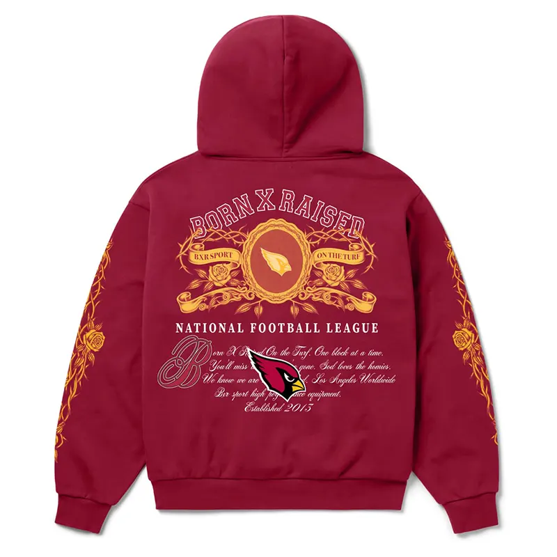 Arizona Cardinals Born x Raised Crest Hoodie - Image 3