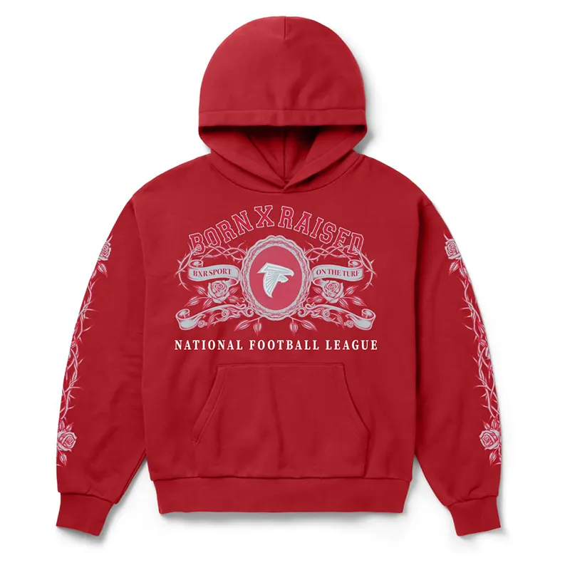 Atlanta Falcons Born x Raised Crest Hoodie - Image 2